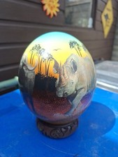 Decorative ostrich egg for sale  BOGNOR REGIS