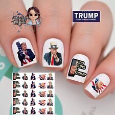 Decalques de nail art Trump 2024 Waterslide conjunto de 50 instruções incluídas e bônus comprar usado  Enviando para Brazil