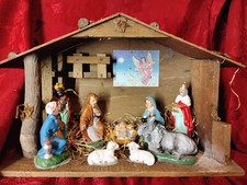Christmas nativity wood d'occasion  Expédié en Belgium