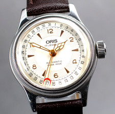 [Perto de ESTADO PERFEITO] ORIS Big Crown ponteiro data 7400 mostrador creme relógio automático masculino comprar usado  Enviando para Brazil