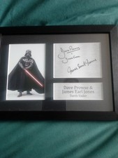 Framed darth vader for sale  LUTON