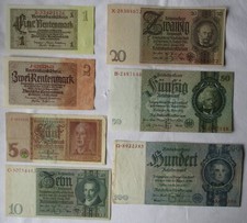 Reichsbanknoten deutsches reic gebraucht kaufen  Borna