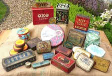 Vintage advertising tins for sale  BRIDGNORTH