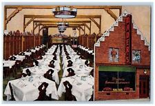Cartão postal c1940 Old Milwaukee Mader's Famous Restaurant Chair Milwaukee Wisconsin, usado comprar usado  Enviando para Brazil