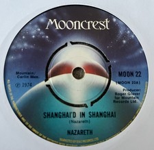Nazareth – Shanghai'd In Shanghai 7" SINGLE 1974 MOONCREST CLASSIC ROCK comprar usado  Enviando para Brazil