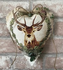 Deko herz hirsch gebraucht kaufen  Bobenheim-Roxheim