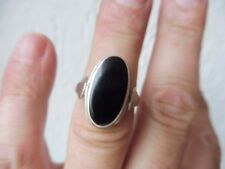 _schöner, alter Ring__925 Silber __ mit Onix__!, usado comprar usado  Enviando para Brazil