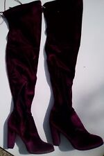 Bottes cuissardes velours d'occasion  France