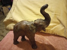 Vintage leather elephant for sale  Canton
