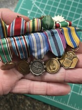 Segunda Guerra Mundial e Pós-Guerra 13 Mini Medalha Rack Air Foce Medalha ETO ETC comprar usado  Enviando para Brazil