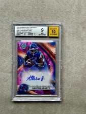 Usado, Refrator de lava rosa Beckett 9 Bowman’s Best University Ashton Jeanty 2024 🔥 comprar usado  Enviando para Brazil
