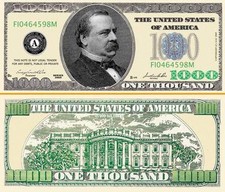 Grover cleveland billet d'occasion  Brie-Comte-Robert