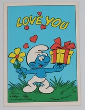 Postcard Poland Kreskówki Smerf Smerfy Peyo 1989 (10) na sprzedaż  PL