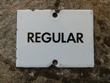 Regular enamel sign for sale  BANBURY