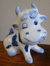 Vintage cow blue for sale  Oconomowoc
