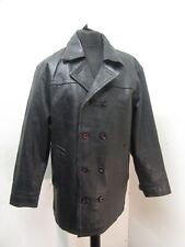 Vintage leather pea for sale  HALIFAX