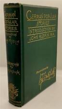 Usado, 1892 GERMAN POPULAR STORIES FOLK TALES FOLKLORE OCCULT EDGAR TAYLOR FAIRIES comprar usado  Enviando para Brazil