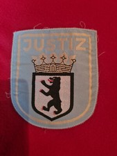 ärmelabzeichen justiz berlin gebraucht kaufen  Berlin