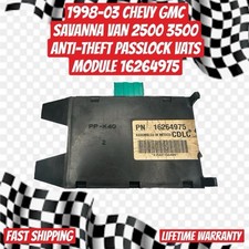 1998-03 CHEVY GMC SAVANNA VAN 2500 3500 MÓDULO DE CUBAS PASSLOCK ANTI-ROUBO 16264975 comprar usado  Enviando para Brazil