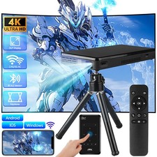 3D Mini Smart DLP Projektor 5G WiFi Projektor 4K HD 1080P 8G / 32G Kino domowe Android na sprzedaż  Wysyłka do Poland