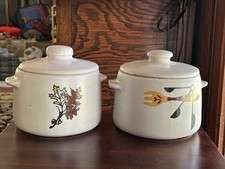 Lote de 2 panelas de feijão vintage West Bend década de 1960 MCM feitas nos EUA 2,5 QT comprar usado  Enviando para Brazil