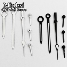 Relógio Miuksi Vk63 ponteiros verde luminoso branco/preto ajuste movimento Vk63 comprar usado  Enviando para Brazil