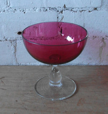 vintage cranberry glass for sale  BANGOR