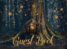 Guest Book: For Enchanted Forest Themed Weddings, Showers, Parties and Celeb..., usado comprar usado  Enviando para Brazil