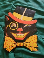 Ótima decoração de chapéu de Halloween em relevo dos anos 1940/50 H. E. Luhr Co. comprar usado Ótima decoração de chapéu de Halloween em relevo dos anos 1940/50 H. E. Luhr Co. comprar usado  Enviando para Brazil