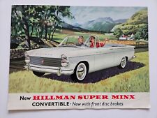 Hillman super minx for sale  NUNEATON