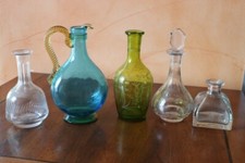 Lot carafes verre d'occasion  Expédié en Belgium