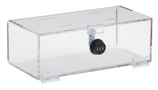 Caixa de bloqueio de geladeira acrílica OMNIMED com trava combinada (2-4) 4,25"A X 12"W X 6"D, usado comprar usado  Enviando para Brazil