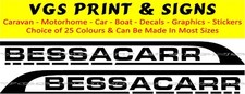 Bessacarr motorhome stickers for sale  HULL