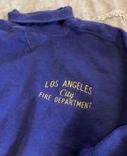 Lafd sweatshirt vintage for sale  Los Angeles