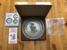 Placa Hallmark Fine Pewter 1981 'Christmas' por Tracy McVay NLP501-3, usado comprar usado  Enviando para Brazil