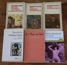 Charles baudelaire lot d'occasion  Bagneaux-sur-Loing
