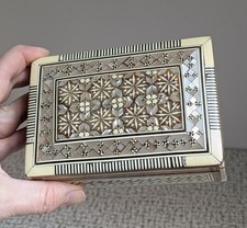 Vintage inlaid marquetry for sale  LEICESTER