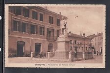 Cartolina correggio monumento usato  Italia