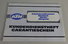 Serviceheft scheckheft ktm gebraucht kaufen  Jever