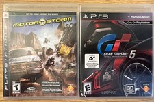 Grand Turismo The Real Driving Simulator 5 e Motor Storm Bundle Playstation PS3, usado comprar usado  Enviando para Brazil
