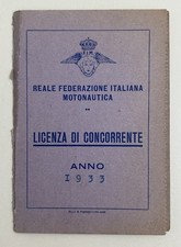 1933 tessera barone usato  Magenta