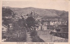 Subiaco panorama veduta usato  Roma