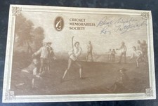 Signed cricket memorabilia for sale  MILTON KEYNES