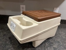 Vintage Igloo Little Kool Rest Console de Carro Refrigerador Marrom Porta-Copo Baú de Gelo comprar usado  Enviando para Brazil