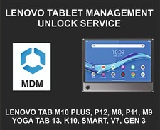 Lenovo tablet unlock for sale  Cortland