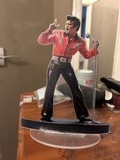 Acrylic elvis figure for sale  SWINDON