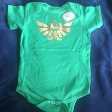 Bodysuit Nintendo Legend Of Zelda Tri Force 24M bebê almoço boxe comprar usado  Enviando para Brazil