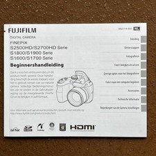 Usado, Fujifilm Finepix S2500 / S2700HD/ S1800/1900/1600/1700  - Handleiding + CD comprar usado  Enviando para Brazil