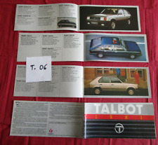 .06 talbot catalogue d'occasion  Caderousse