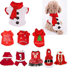 Bonito Cachorro Filhote Natal Papai Noel Fantasias Quentes Casaco Roupas Pet Vestuário Camisa, usado comprar usado  Enviando para Brazil